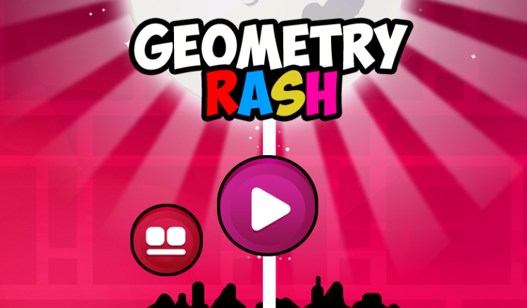 Geometry Rash Screenshot 1: Intense Spike Field