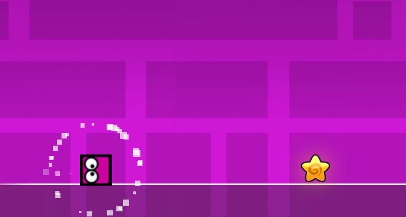 Geometry Rash Screenshot 2: Navigating Moving Platforms